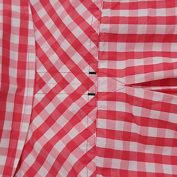Vineyard Vines Gingham Button Down Relaxed Fit Size 4 - Picture 8 of 12